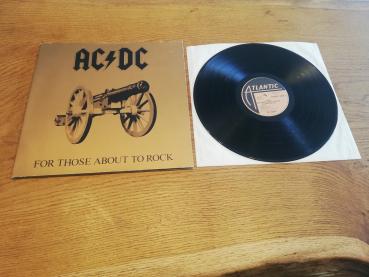 AC/DC For those about to Rock We salute you Atlantic 1981 ATL K 50 851)Deutsche Pressung(Braun-Schwarzes Label) NM/VG+